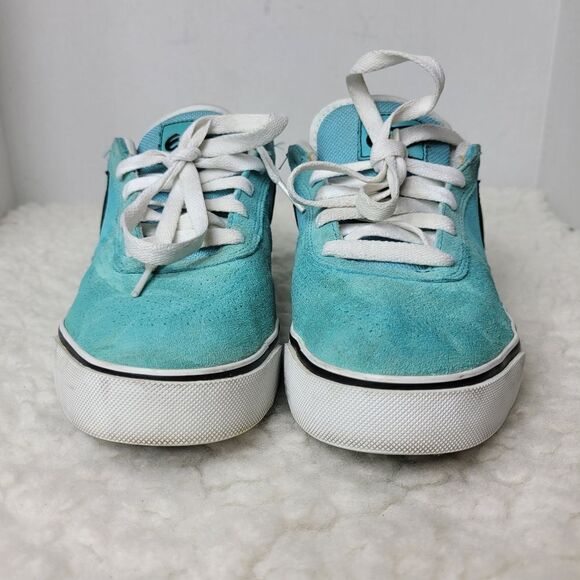 Nike 6.0 Mavrk Men's Sneaker Size 8 Blue Suede Low 442477-004 Shoes - Picture 2 of 10